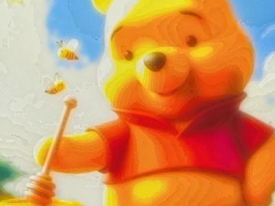 Winnie the Pooh CMYK Lithophanebox
