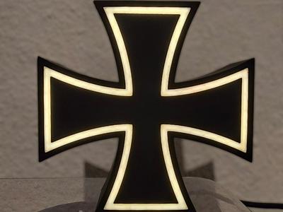 Iron Cross Light Box LED-Lamp