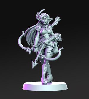 Elaina -  Female Elf Archer - 32mm - DnD -