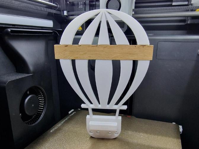 Hot Air Balloon V4 for Wooden Blocks