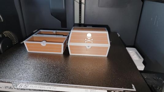 Treasure Chest Print in Place