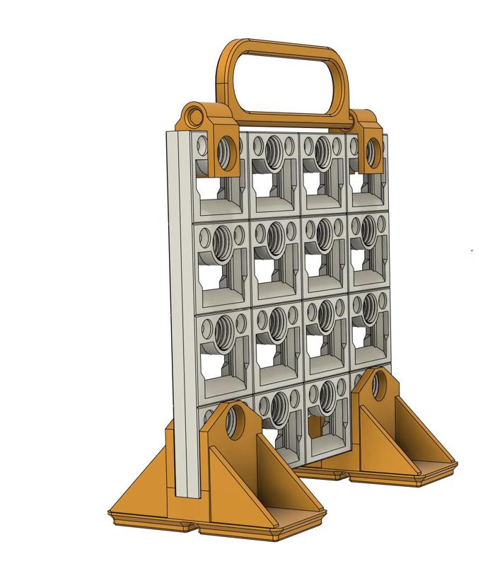 GOEWS - Vertical Gridfinity Feet and Handle