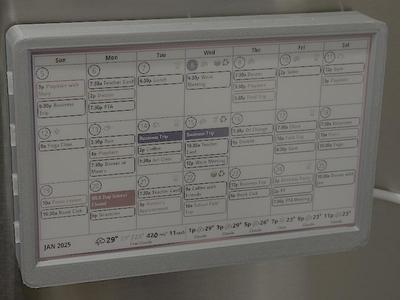 Piinky / Inky Impression 7.3" + Raspberry Pi 5 magnetic display case