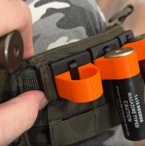 Airsoft shotgun shell molle holder