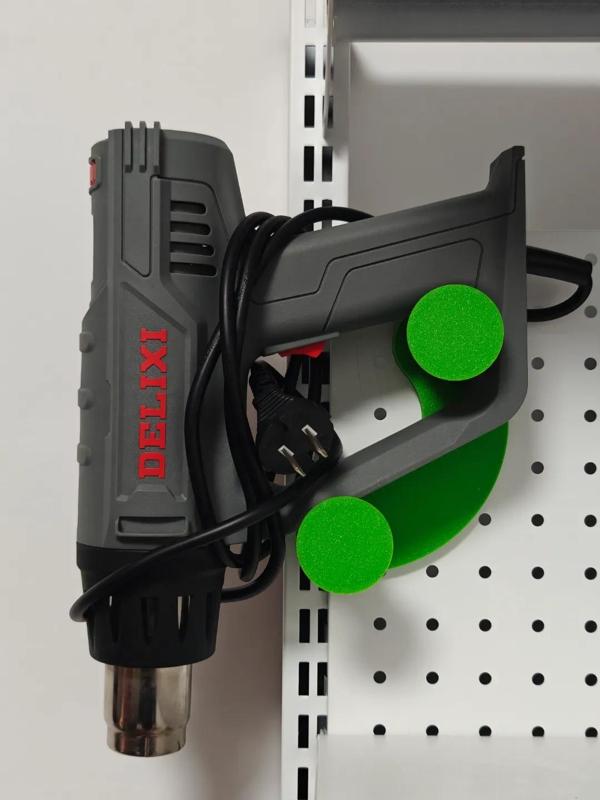 Delicxi Plug-in Digital Hot Air Gun Pegboard Hanger for Hardware Accessories