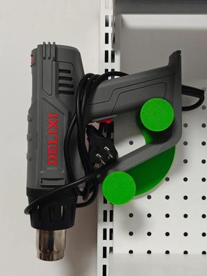Delicxi Plug-in Digital Hot Air Gun Pegboard Hanger for Hardware Accessories