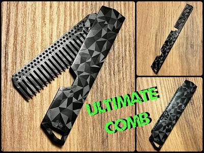 ULTIMATE SWITCHBLADE COMB - SAFE LOCK - TRAVEL EDC