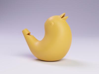 Bird water whistle