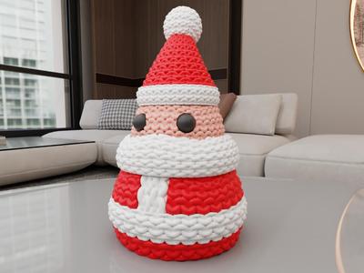 Knitted Santa Claus (NO AMS)