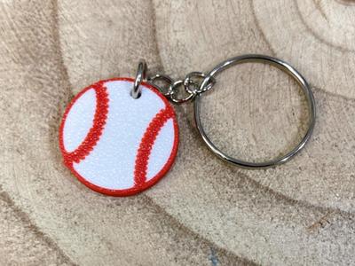 Baseball keycain