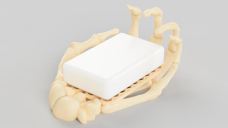 Skeleton hand [Soap Dish]