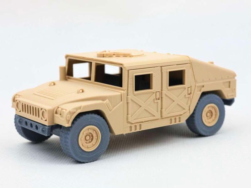 Humvee military truck- fully 3d printed model