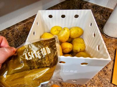 Potato Storage Bin For Kitchen or Pantry
