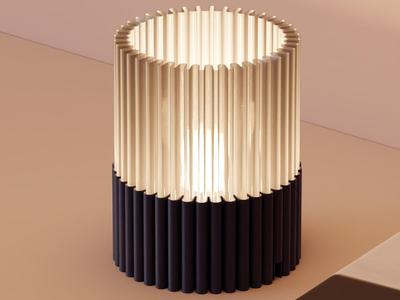 Two Part Side Lamp. Satisfying Design LED light. 