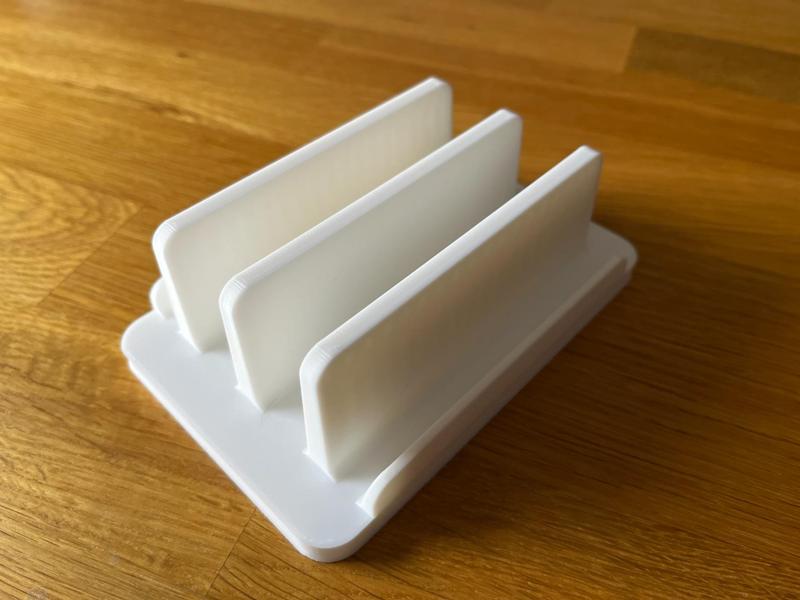 Dual Slot Vertical Laptop Stand