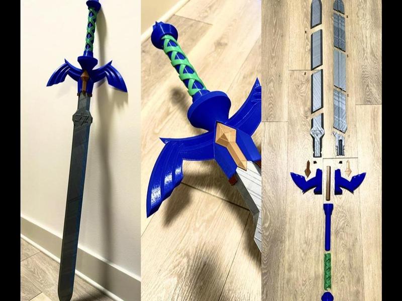 Master Sword (assemble, no glue) by giedzinski