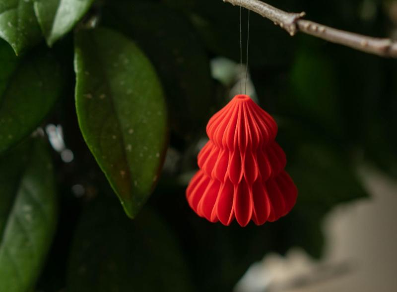 Honeycomb Christmas Tree Mini - Ornament Keychain