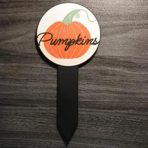 Garden signs: Pumpkins   