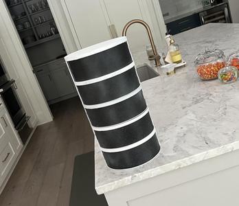 Stackable Filament Spool Holders with sliding door