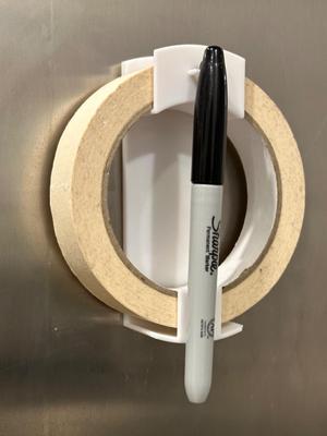 Fridge Tape & Marker Dispenser