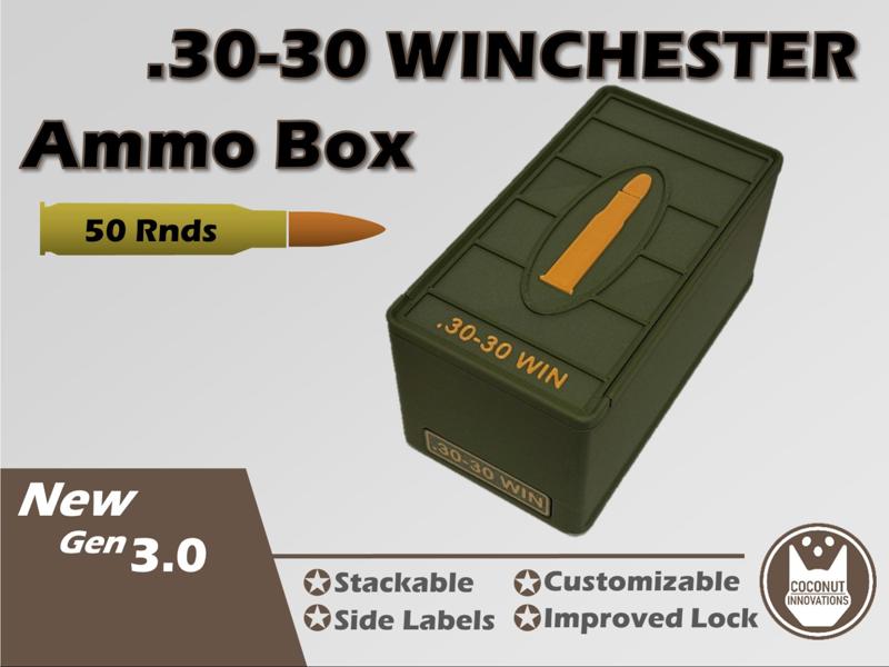 Ammo Storage Box .30-30 Winchester WIN 50 Rounds