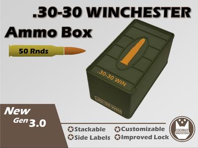 Ammo Storage Box .30-30 Winchester WIN 50 Rounds
