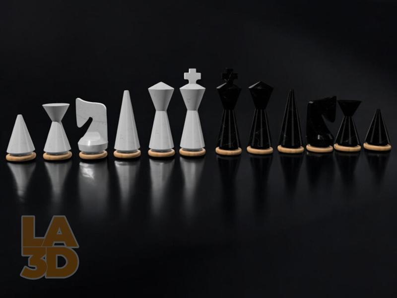 Modern Minimalist Chess Set V1.1