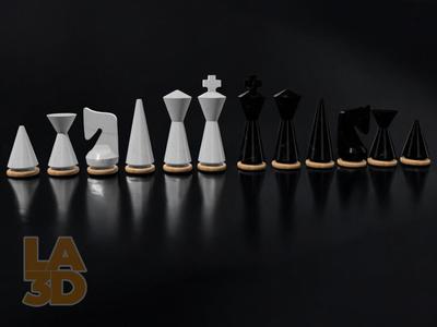 Modern Minimalist Chess Set V1.1