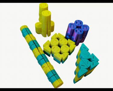 Can you solve it? CrazyTube Puzzle print in place
