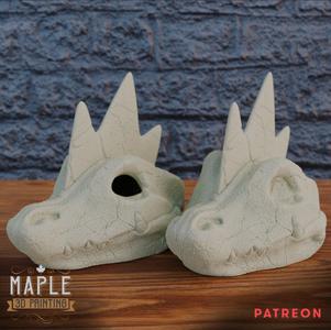 Feraligatr Skull - Solid & Hollow - Pokemon