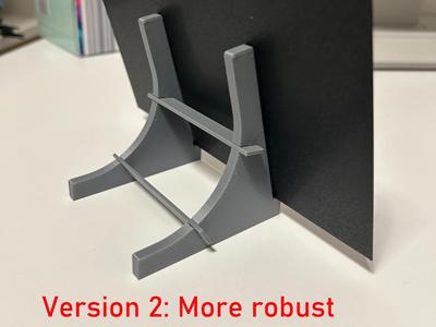 Simple, robust stand for Hueforge pictures V2