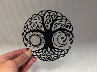 Decor Tree of life sun and moon