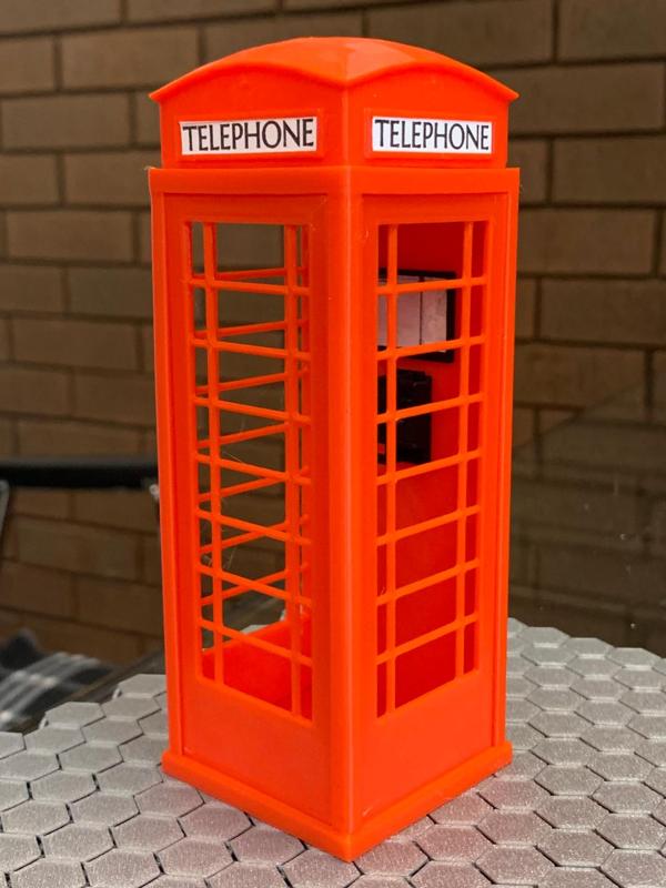 British phone box