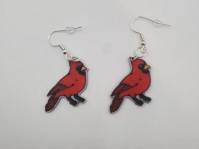 Cardinal earrings/PIN