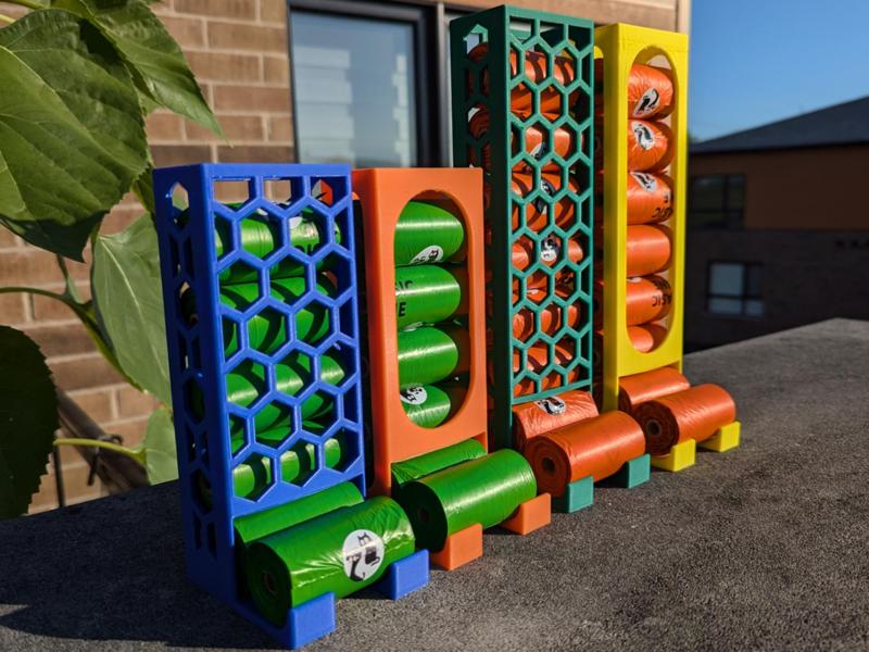Poop Bag Dispensers | Hexagon-Round