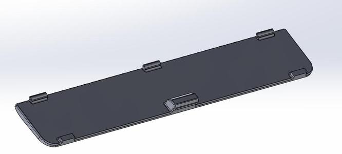 Logi K380 back battery cover