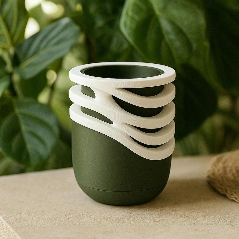 Spira Vase - Organic Layered Home Decor