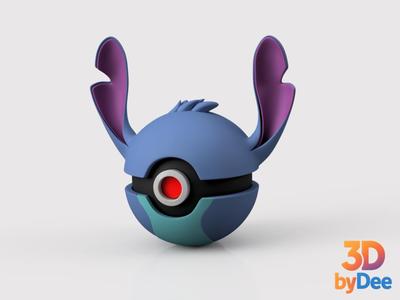 Stitch Pokeball