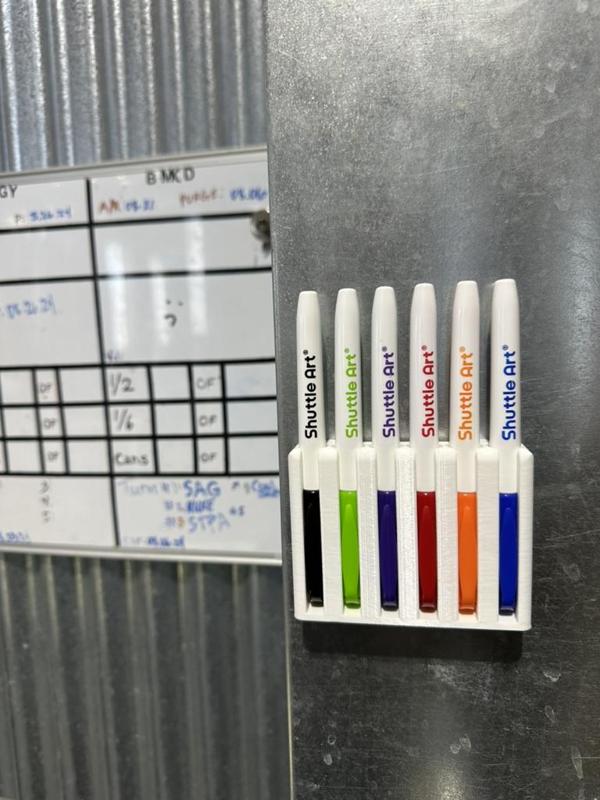 Shuttle Art Dry Erase Marker Magnetic Holder