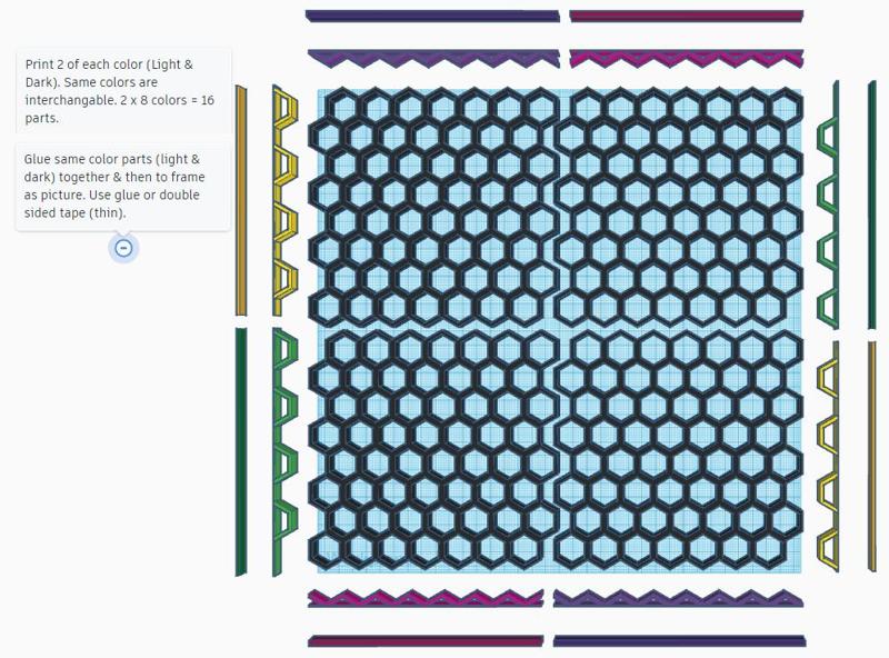 Honeycomb Storage Wall Edges