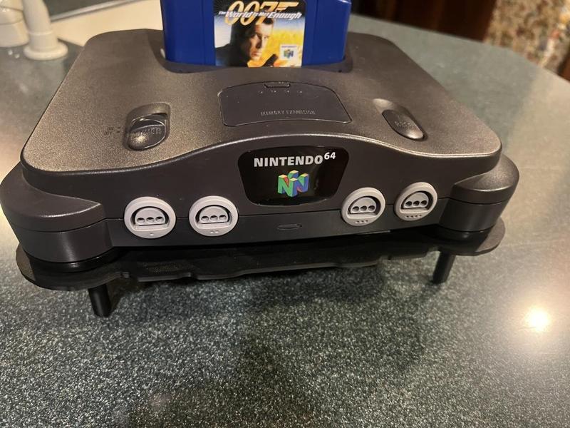 Nintendo 64 Game Console Storage Shelf