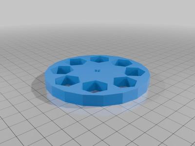 metal lego engine flywheel