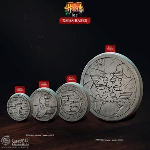 Xmas Bases (Pre-Supported) | Cast n Play