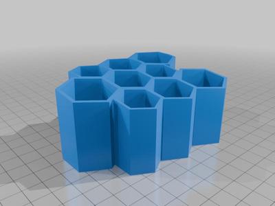 Cord Cubby Organizer Honeycomb Hexagon