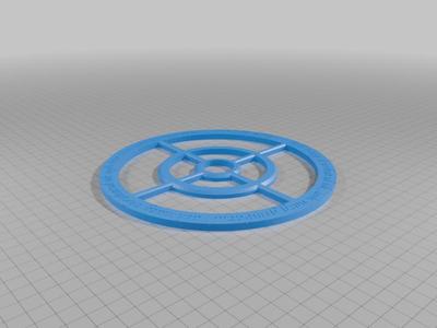 3 and 6 inch damage ring for LOTR Wargame