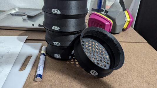 Stackable Rolled Firework Star Sorter/Sieve/Screen