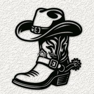 cowboy hat boot 4 wall art home decor