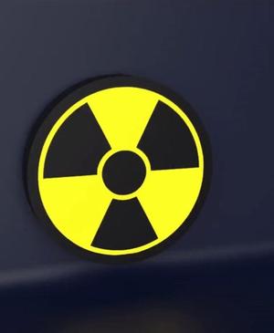 Radioactive Symbol - LED Strip compatible
