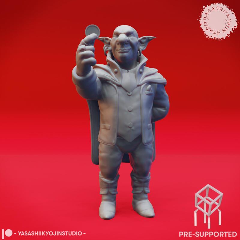 Deep Gnome - Jimjar - Tabletop Miniature (Pre-Supported)