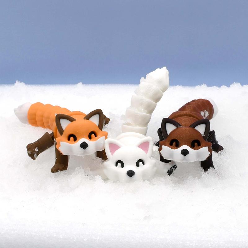 Articulated Fox STL & 3MF Files